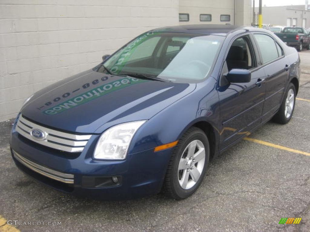 2007 Fusion SE V6 - Dark Blue Pearl Metallic / Charcoal Black photo #1