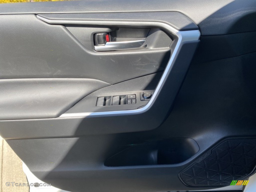 2021 RAV4 XLE AWD Hybrid - Super White / Black photo #21