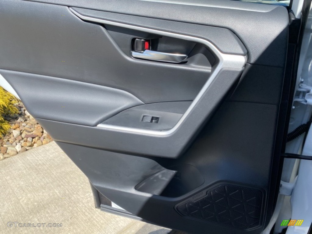 2021 RAV4 XLE AWD Hybrid - Super White / Black photo #29