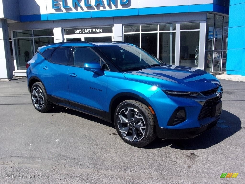 2021 Blazer RS AWD - Bright Blue Metallic / Jet Black photo #1