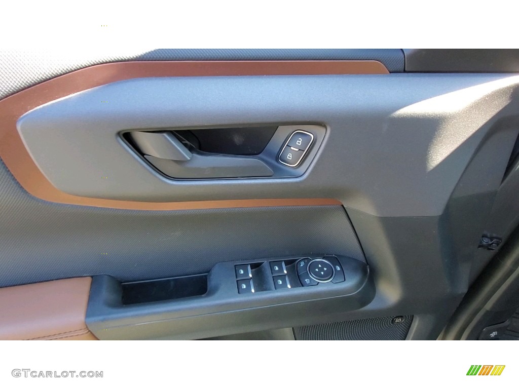 2021 Ford Bronco Sport Badlands 4x4 Ebony/Roast Door Panel Photo #141382963