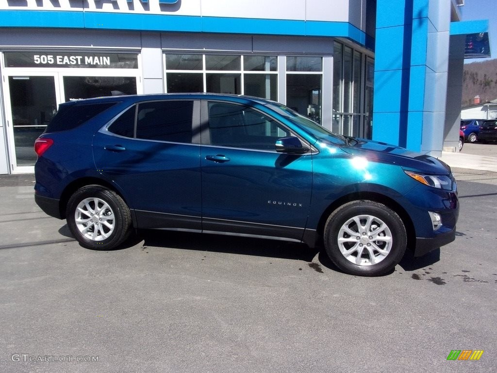 2021 Equinox LT AWD - Pacific Blue Metallic / Jet Black photo #2