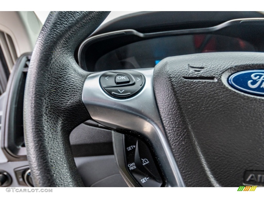 2018 Ford Transit Van 250 LR Regular Charcoal Black Steering Wheel Photo #141385252