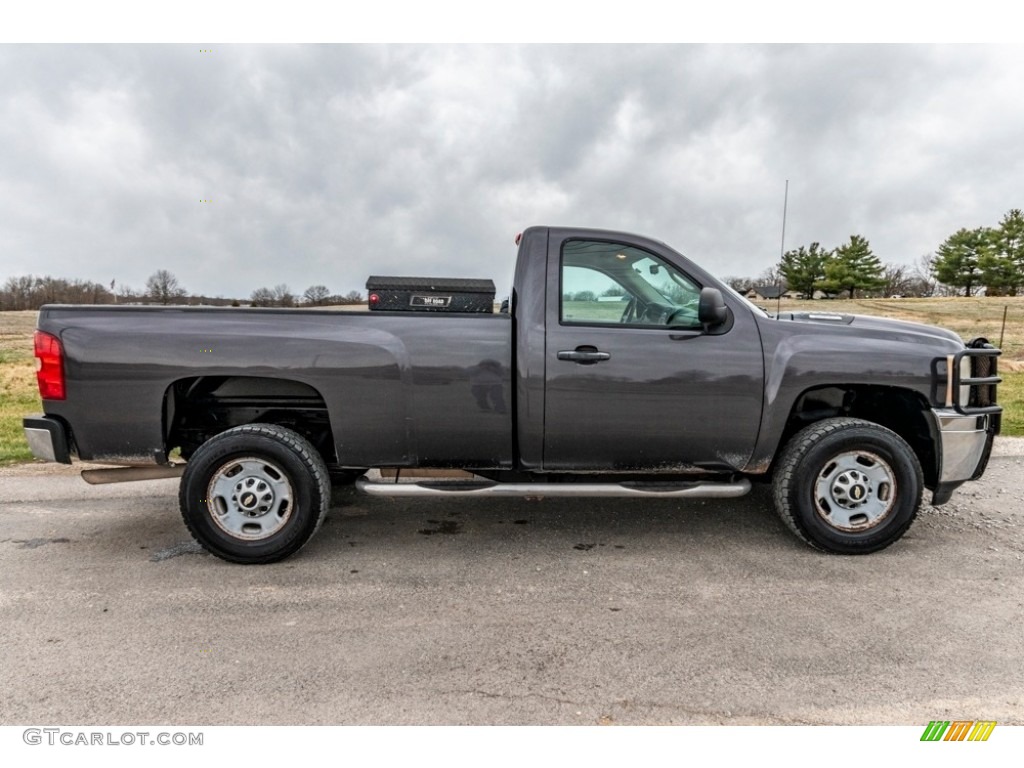 2011 Silverado 2500HD Regular Cab 4x4 - Black / Dark Titanium photo #3