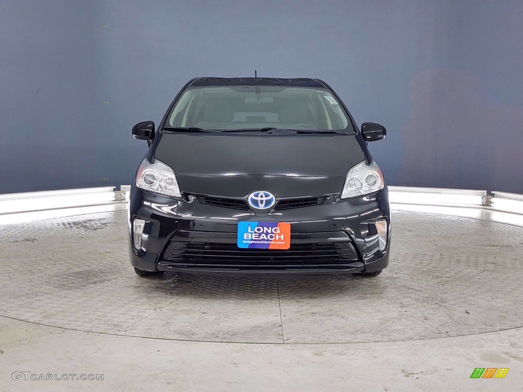2015 Prius Three Hybrid - Black / Misty Gray photo #2