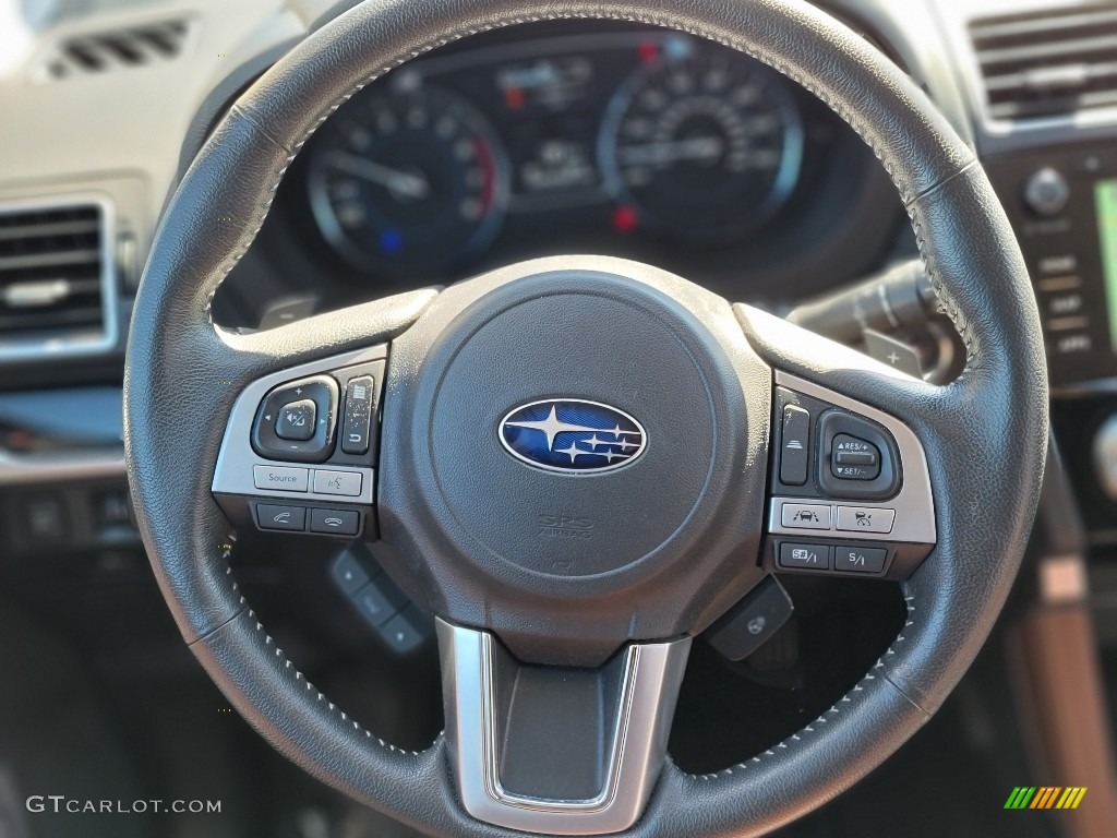 2017 Subaru Forester 2.0XT Touring Saddle Brown Steering Wheel Photo #141386313