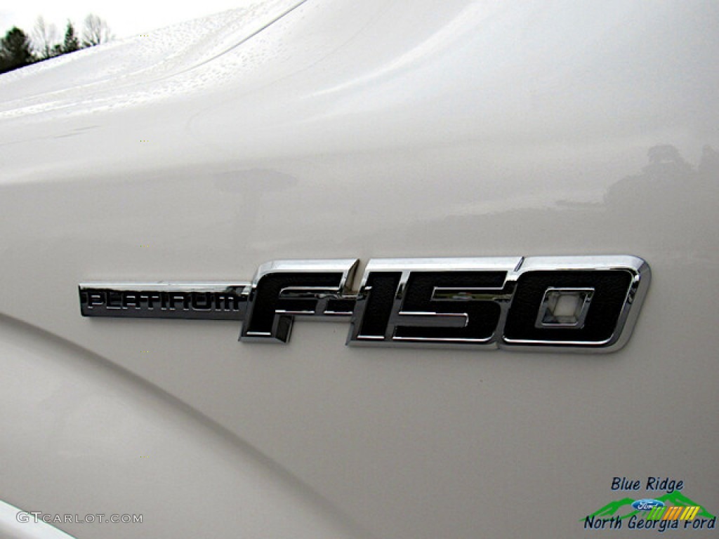 2011 F150 Platinum SuperCrew - White Platinum Metallic Tri-Coat / Steel Gray/Black photo #32