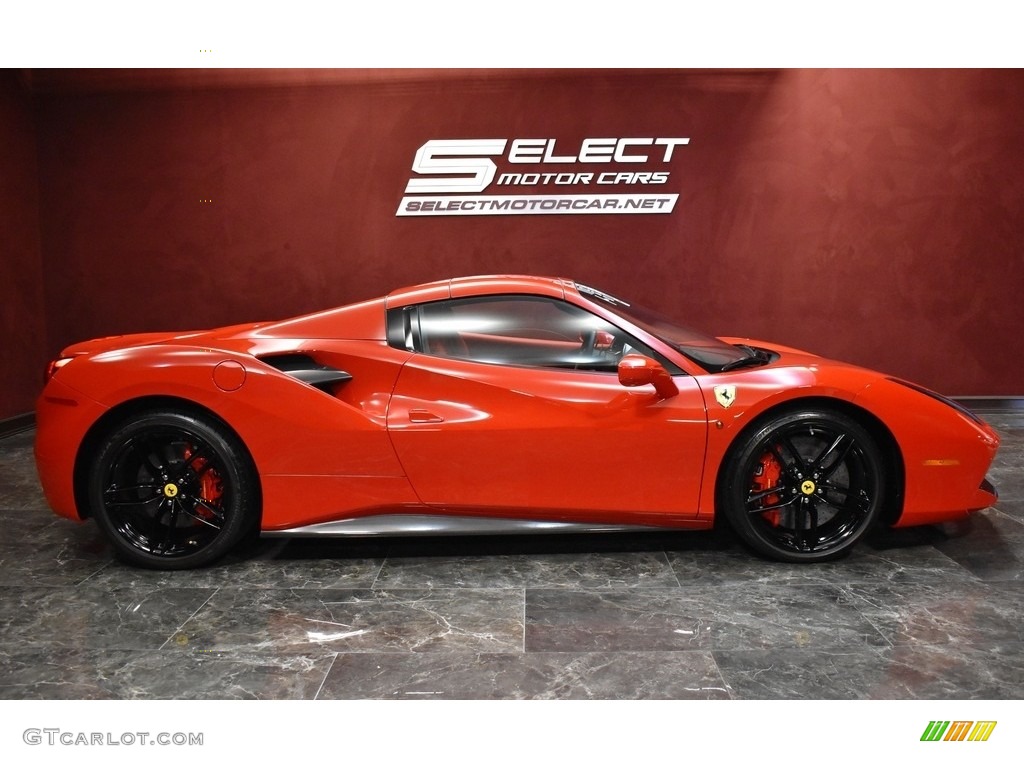 Rosso Corsa 2019 Ferrari 488 Spider Exterior Photo #141387604