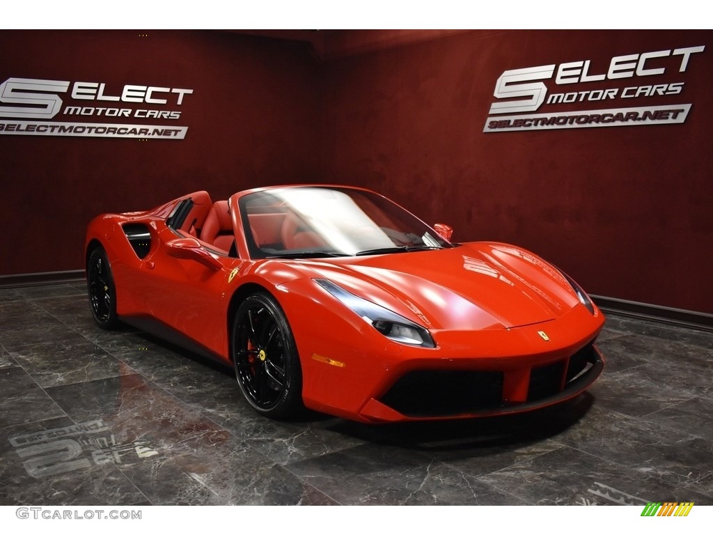 Rosso Corsa 2019 Ferrari 488 Spider Exterior Photo #141387625