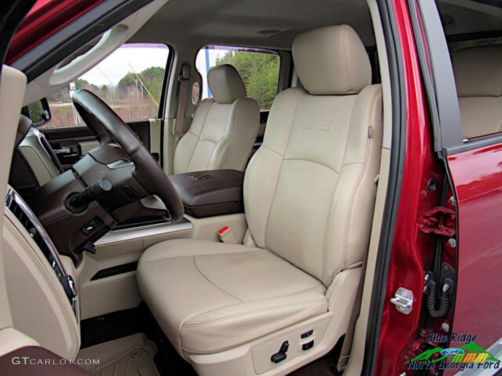 2015 1500 Laramie Long Horn Crew Cab 4x4 - Deep Cherry Red Crystal Pearl / Canyon Brown/Light Frost photo #11