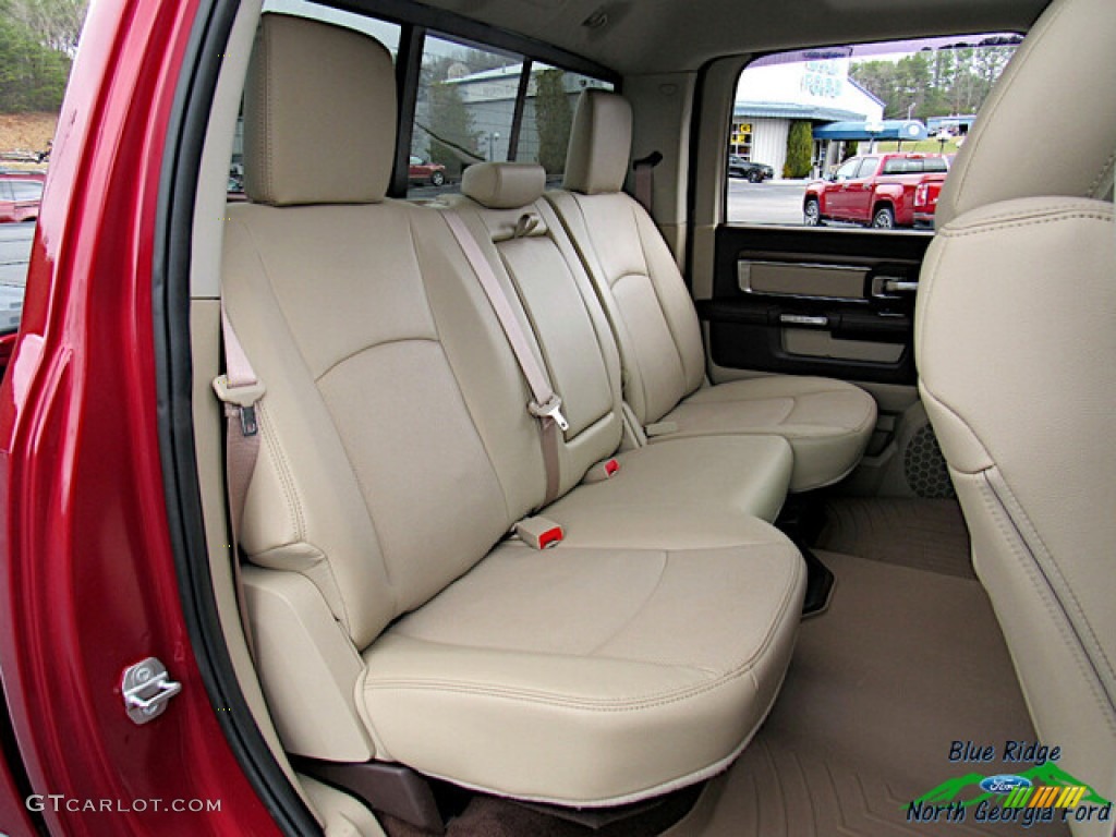 2015 1500 Laramie Long Horn Crew Cab 4x4 - Deep Cherry Red Crystal Pearl / Canyon Brown/Light Frost photo #13