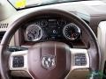 Canyon Brown/Light Frost 2015 Ram 1500 Laramie Long Horn Crew Cab 4x4 Steering Wheel