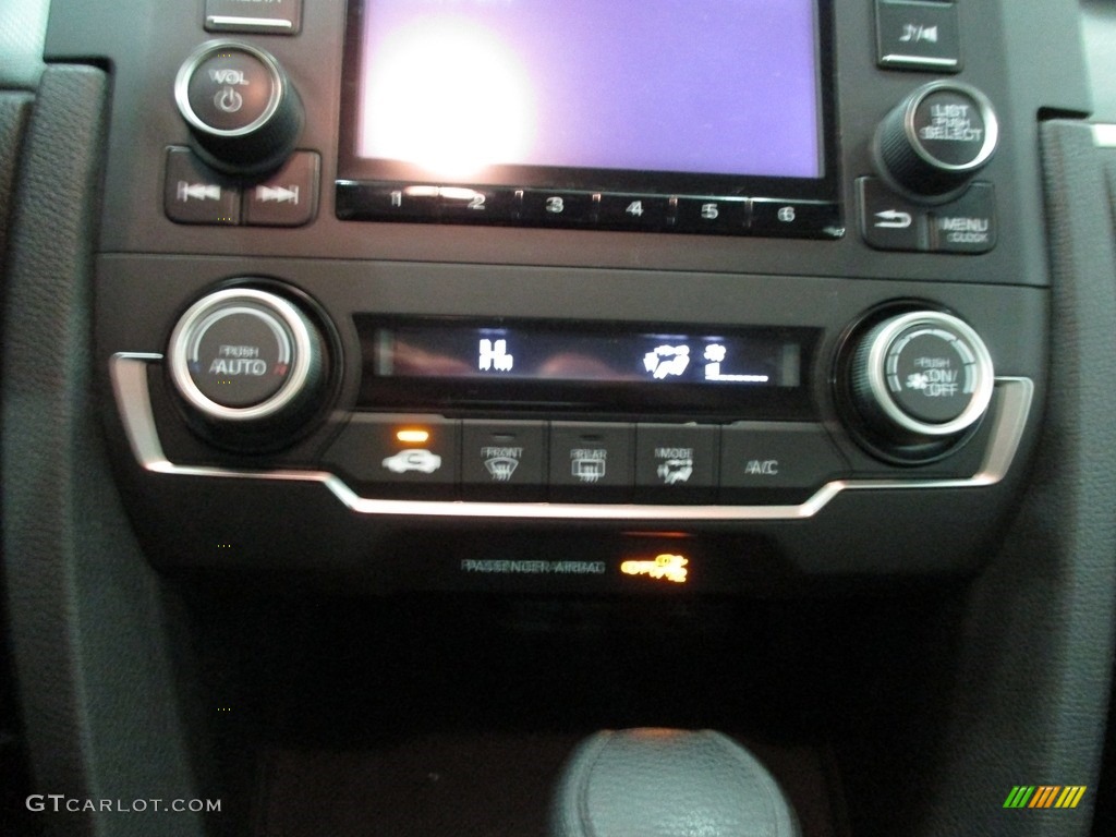 2018 Civic LX Sedan - Burgundy Night Pearl / Gray photo #33