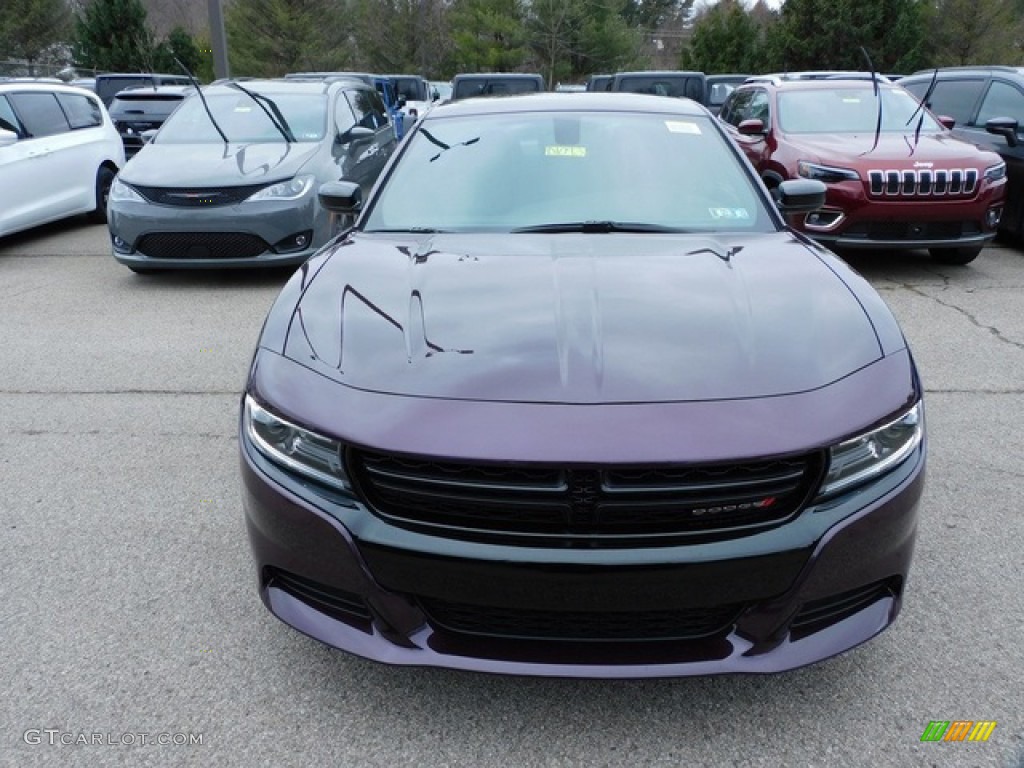 2021 Charger SXT AWD - Hellraisin / Black photo #2