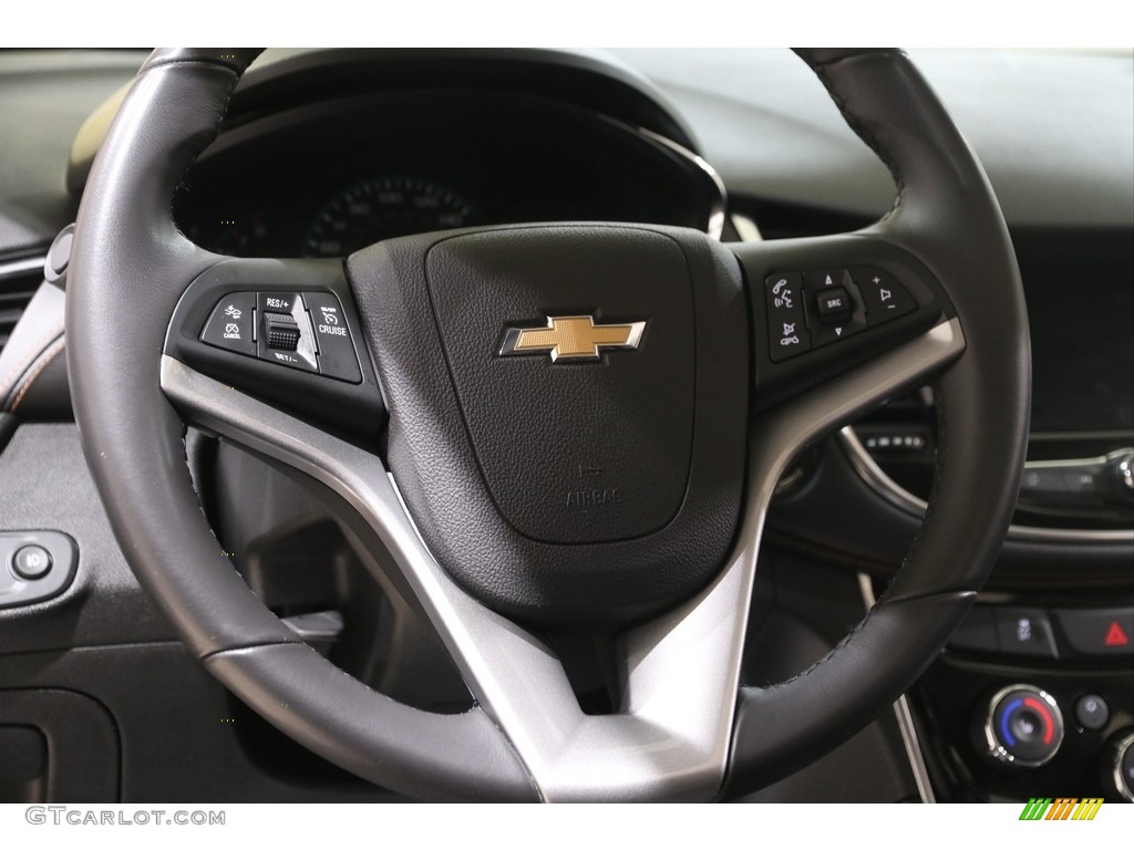 2019 Chevrolet Trax Premier AWD Jet Black Steering Wheel Photo #141389728
