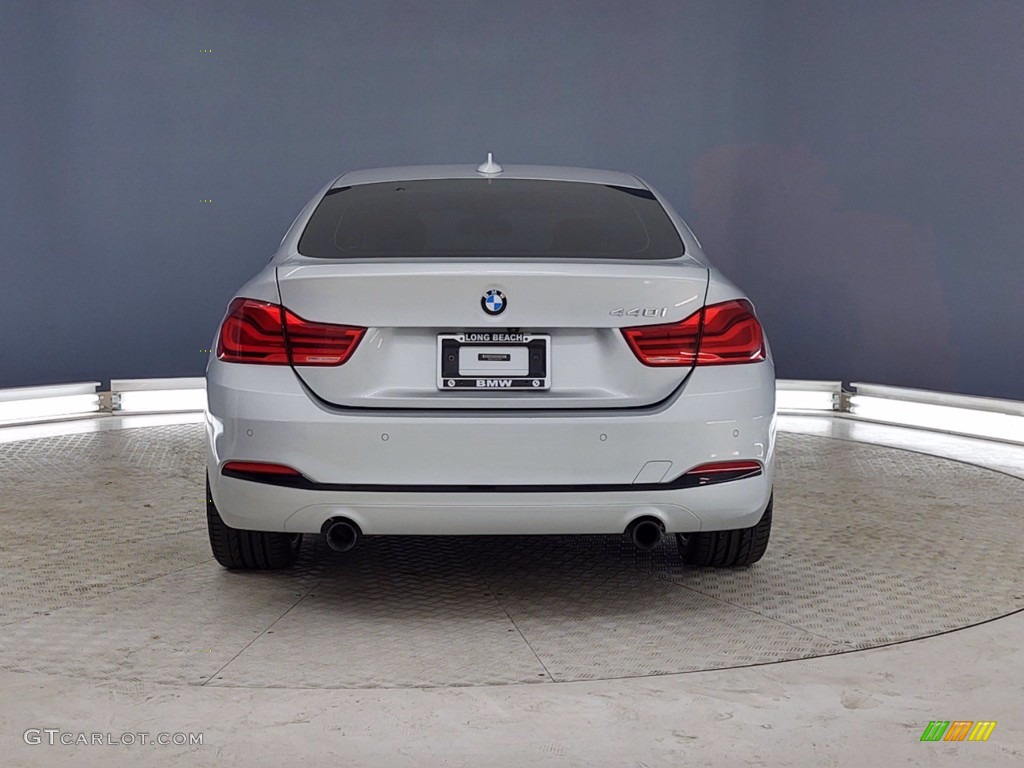 2018 4 Series 440i Gran Coupe - Glacier Silver Metallic / Black photo #4