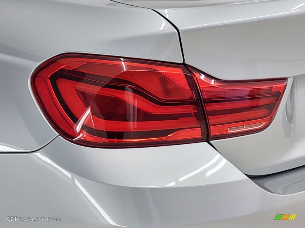 2018 4 Series 440i Gran Coupe - Glacier Silver Metallic / Black photo #9
