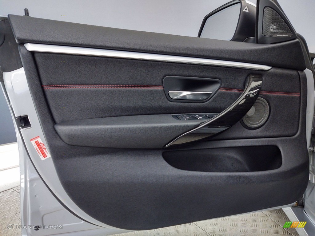 2018 4 Series 440i Gran Coupe - Glacier Silver Metallic / Black photo #13
