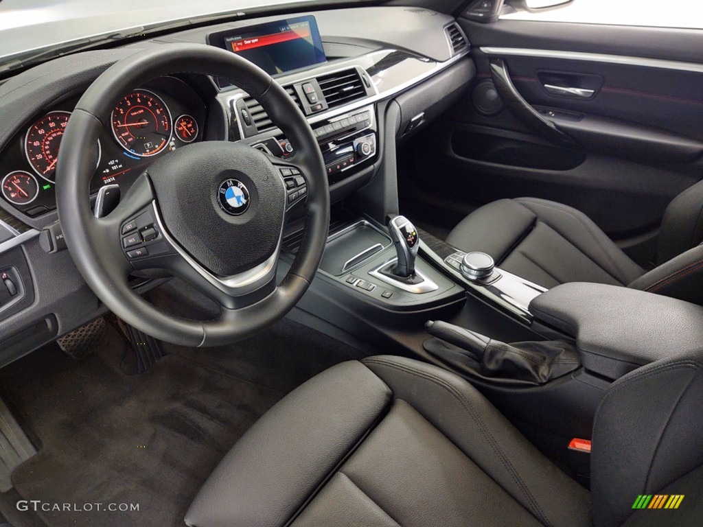 2018 4 Series 440i Gran Coupe - Glacier Silver Metallic / Black photo #16