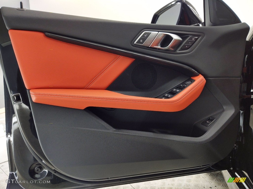 2021 BMW 2 Series M235 xDrive Grand Coupe Magma Red Door Panel Photo #141392314