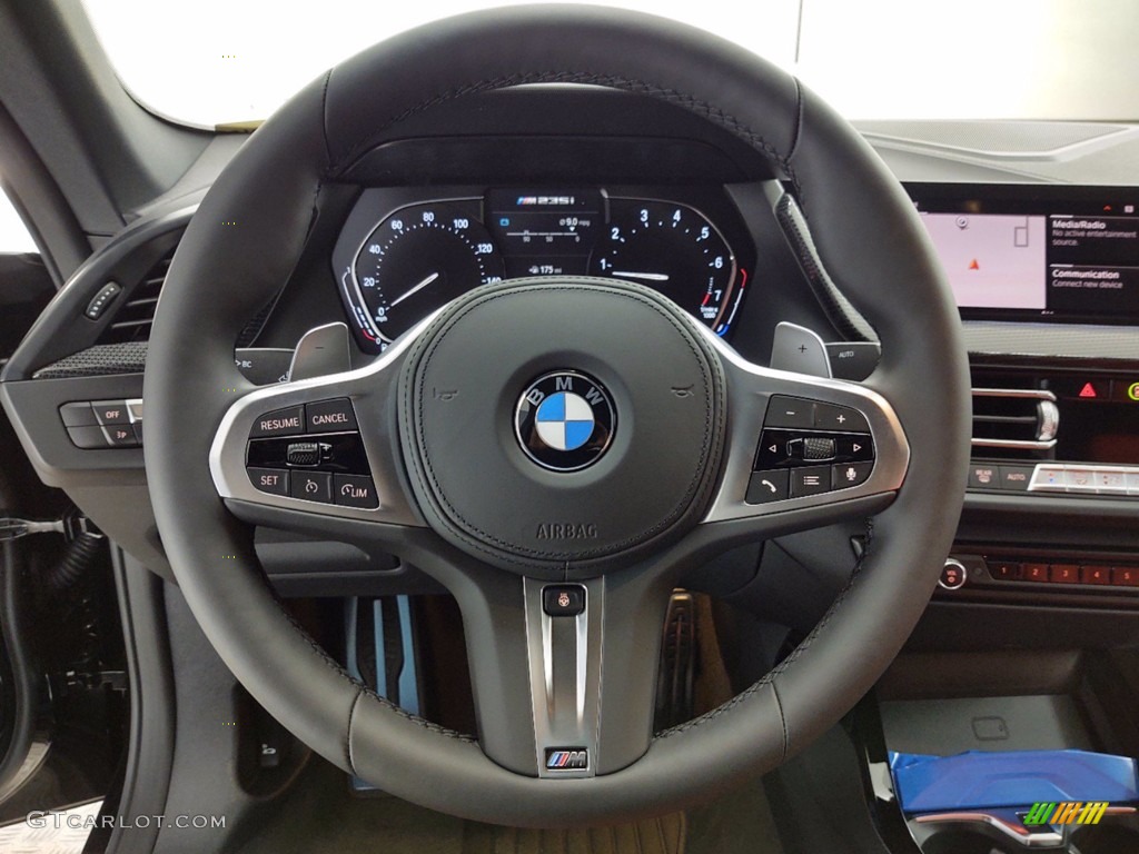 2021 BMW 2 Series M235 xDrive Grand Coupe Magma Red Steering Wheel Photo #141392425