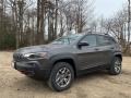 Granite Crystal Metallic 2021 Jeep Cherokee Traihawk 4x4 Exterior