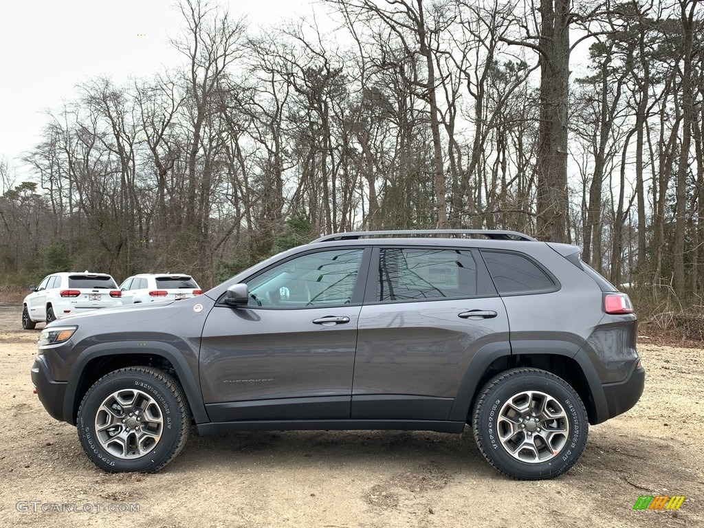Granite Crystal Metallic 2021 Jeep Cherokee Traihawk 4x4 Exterior Photo #141392751