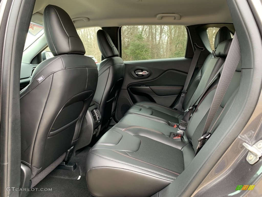 Black Interior 2021 Jeep Cherokee Traihawk 4x4 Photo #141392868