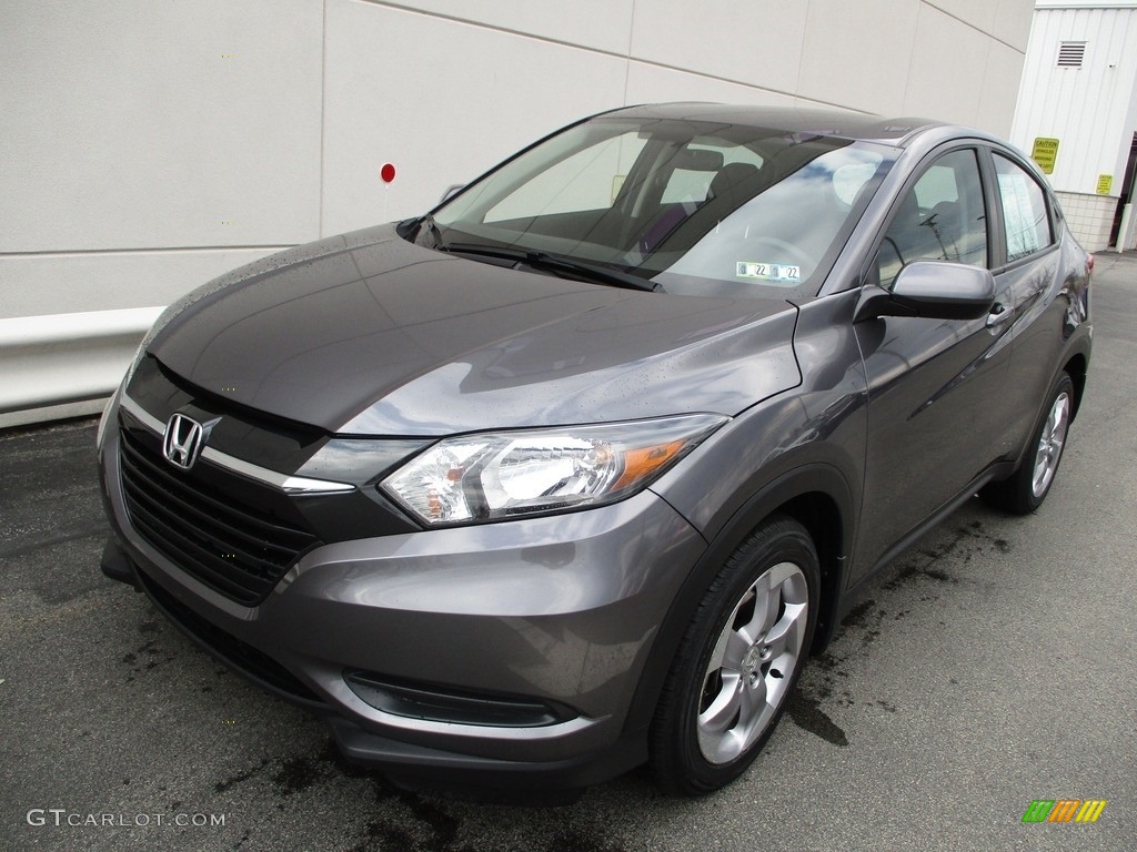 Modern Steel Metallic 2018 Honda HR-V LX AWD Exterior Photo #141393570