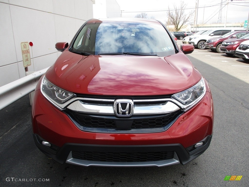 2019 CR-V EX AWD - Molten Lava Pearl / Ivory photo #8