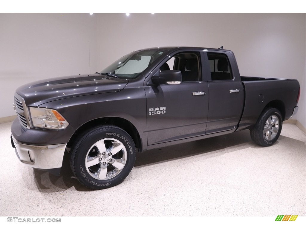 2018 1500 Big Horn Quad Cab 4x4 - Granite Crystal Metallic / Black/Diesel Gray photo #3