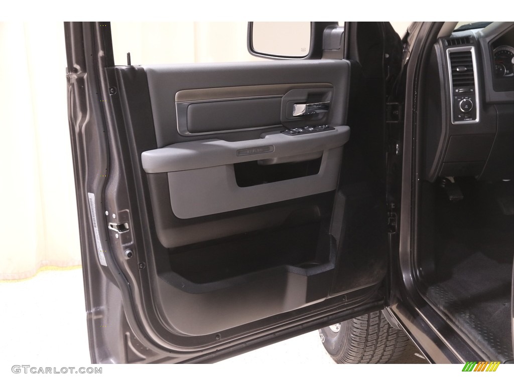 2018 1500 Big Horn Quad Cab 4x4 - Granite Crystal Metallic / Black/Diesel Gray photo #4