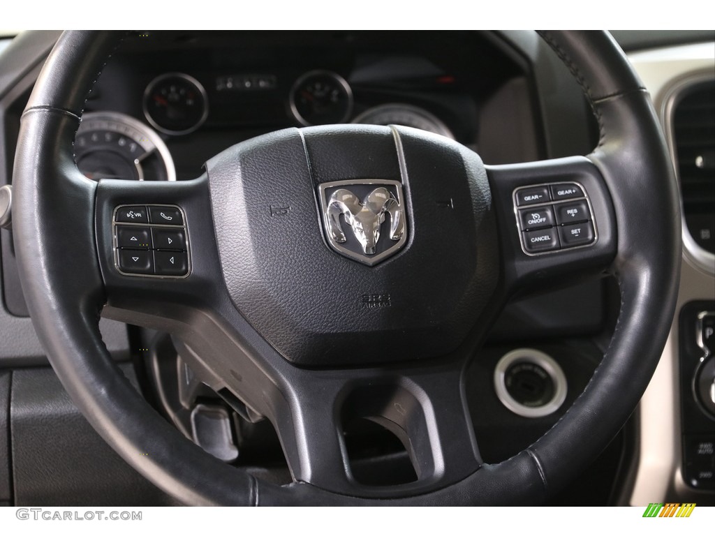 2018 1500 Big Horn Quad Cab 4x4 - Granite Crystal Metallic / Black/Diesel Gray photo #7