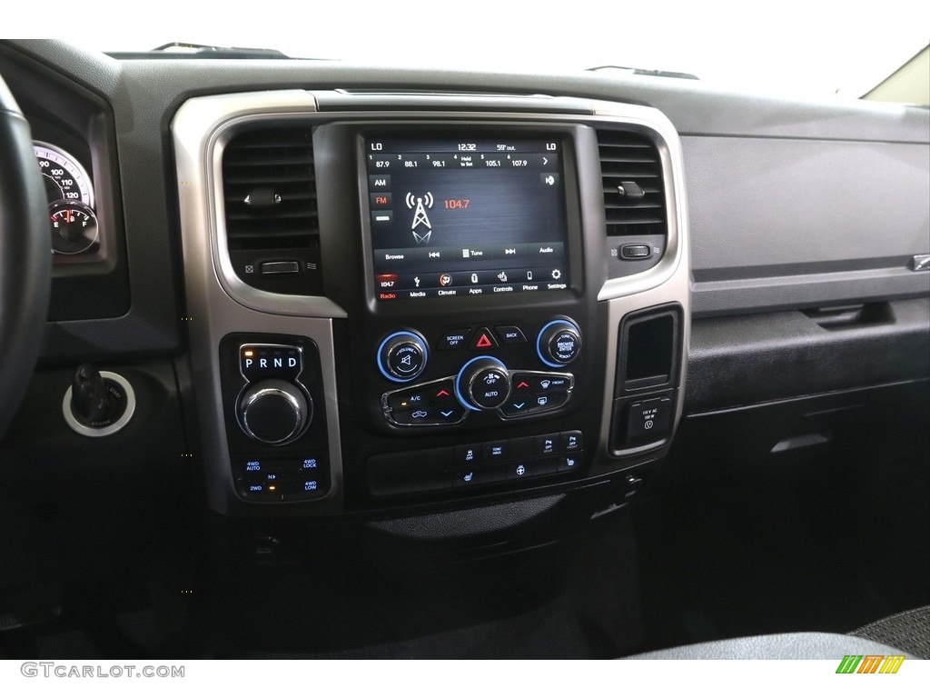 2018 1500 Big Horn Quad Cab 4x4 - Granite Crystal Metallic / Black/Diesel Gray photo #9