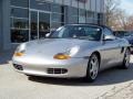 2002 Arctic Silver Metallic Porsche Boxster   photo #17