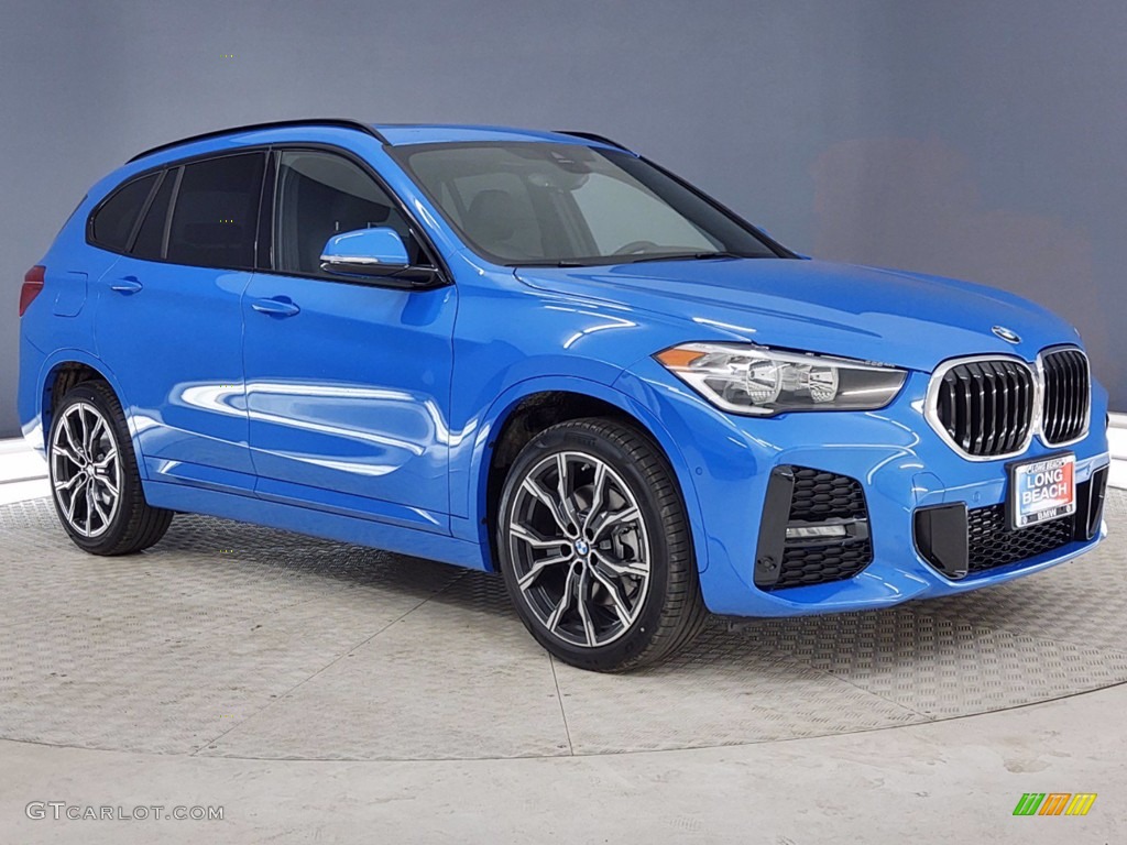 Misano Blue Metallic 2021 BMW X1 sDrive28i Exterior Photo #141395637