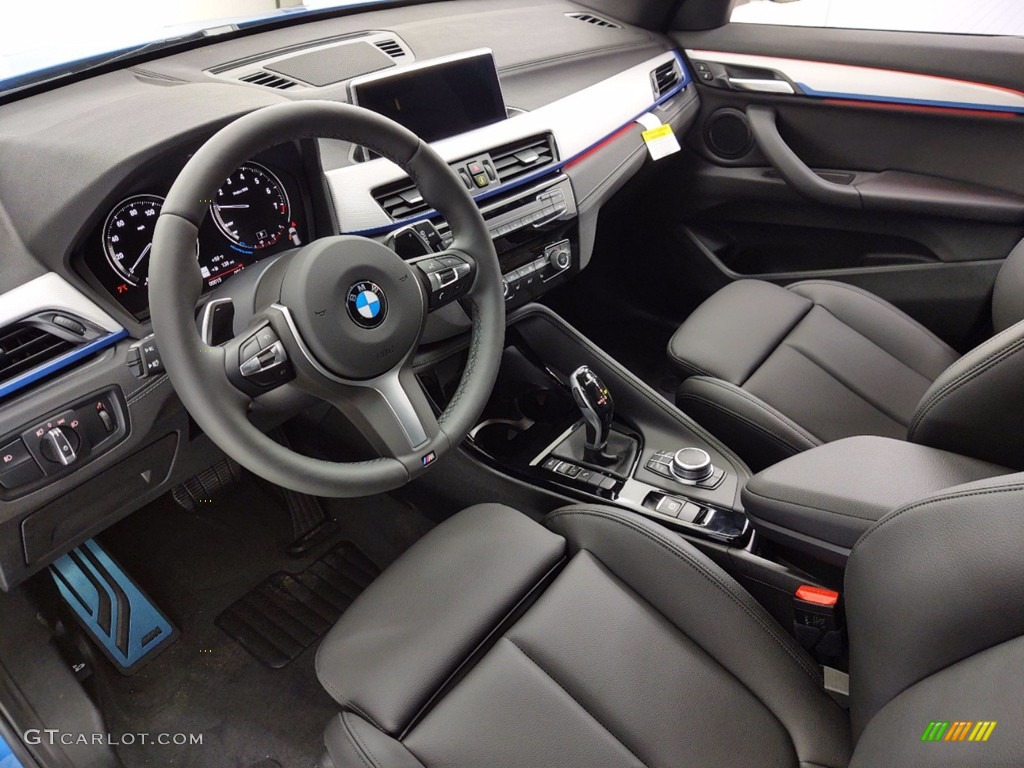 Black Interior 2021 BMW X1 sDrive28i Photo #141395903