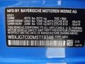 C1D: Misano Blue Metallic 2021 BMW X1 sDrive28i Color Code