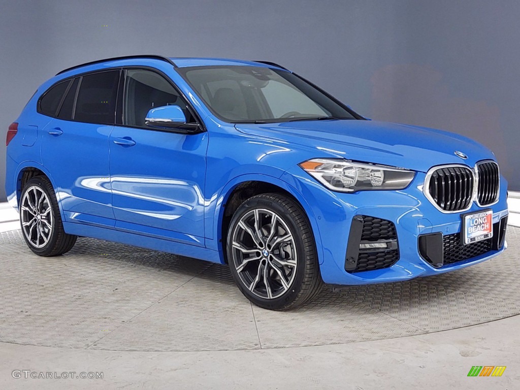 Misano Blue Metallic 2021 BMW X1 sDrive28i Exterior Photo #141396287