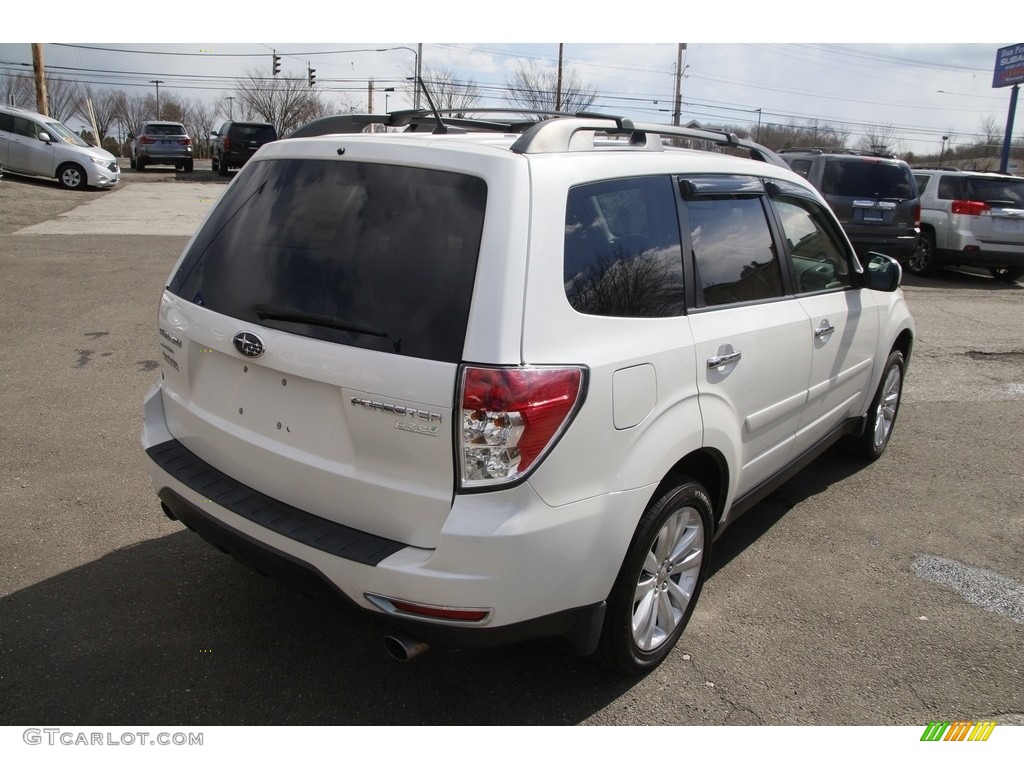 2011 Forester 2.5 X Premium - Satin White Pearl / Platinum photo #5