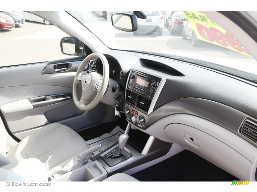 2011 Forester 2.5 X Premium - Satin White Pearl / Platinum photo #16