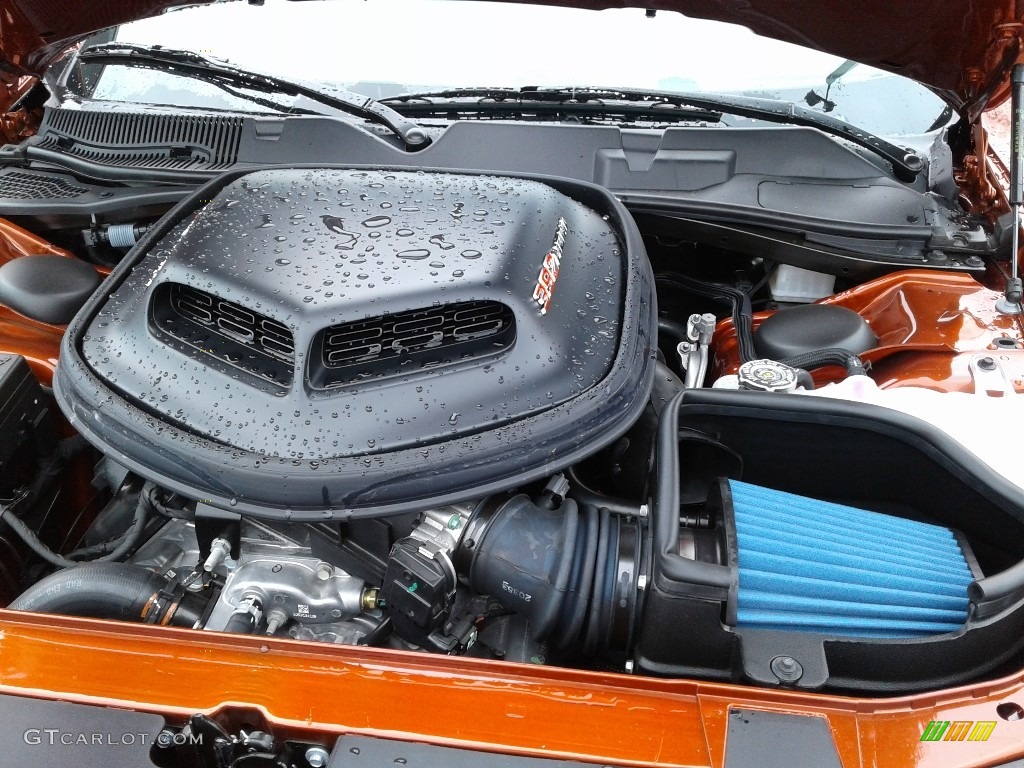 2021 Dodge Challenger R/T Scat Pack Shaker 392 SRT 6.4 Liter HEMI OHV-16 Valve VVT MDS V8 Engine Photo #141397151