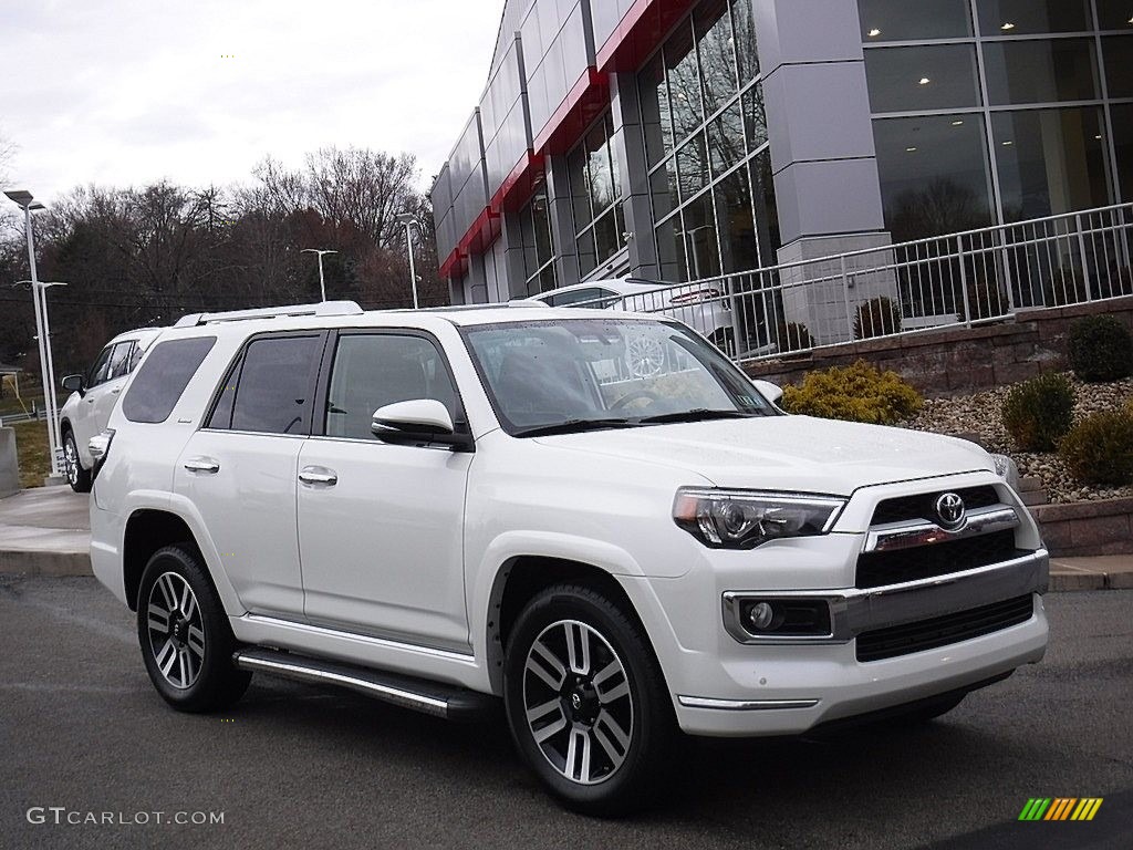 2018 4Runner Limited - Blizzard White Pearl / Redwood photo #1