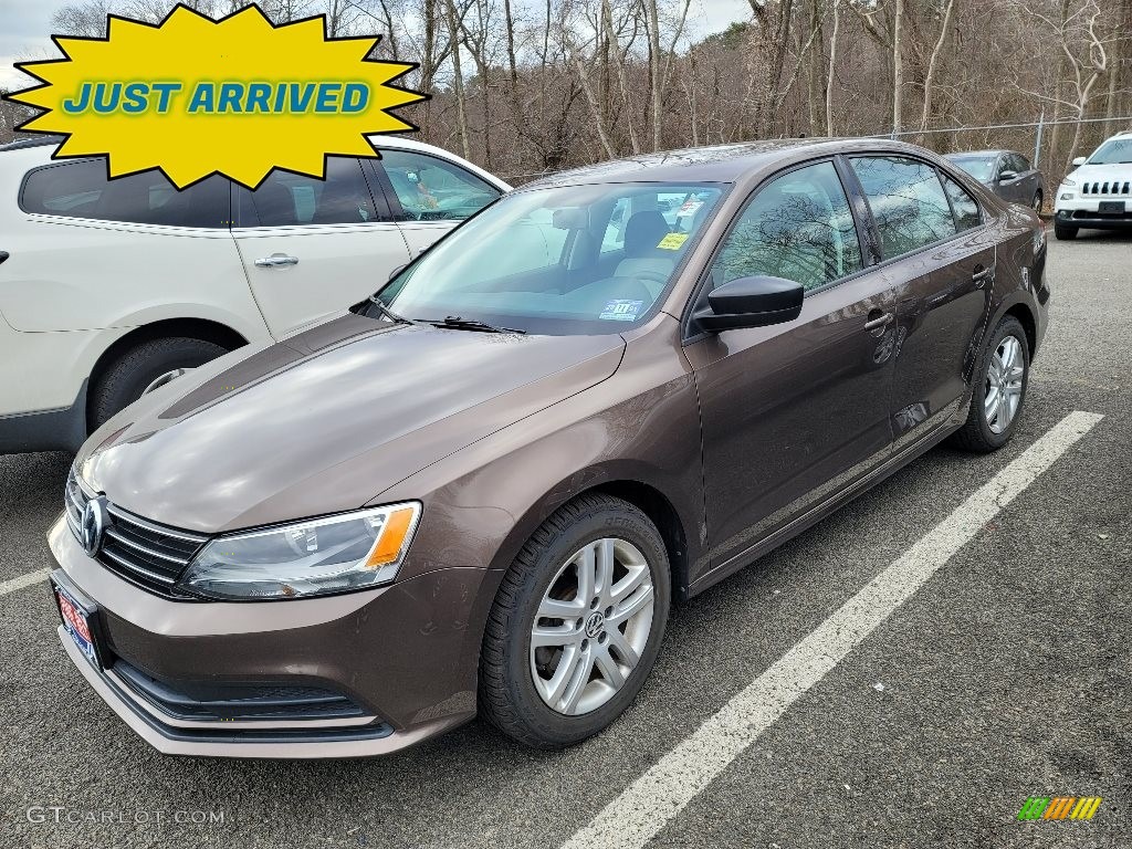 Toffee Brown Metallic 2015 Volkswagen Jetta S Sedan Exterior Photo #141398934