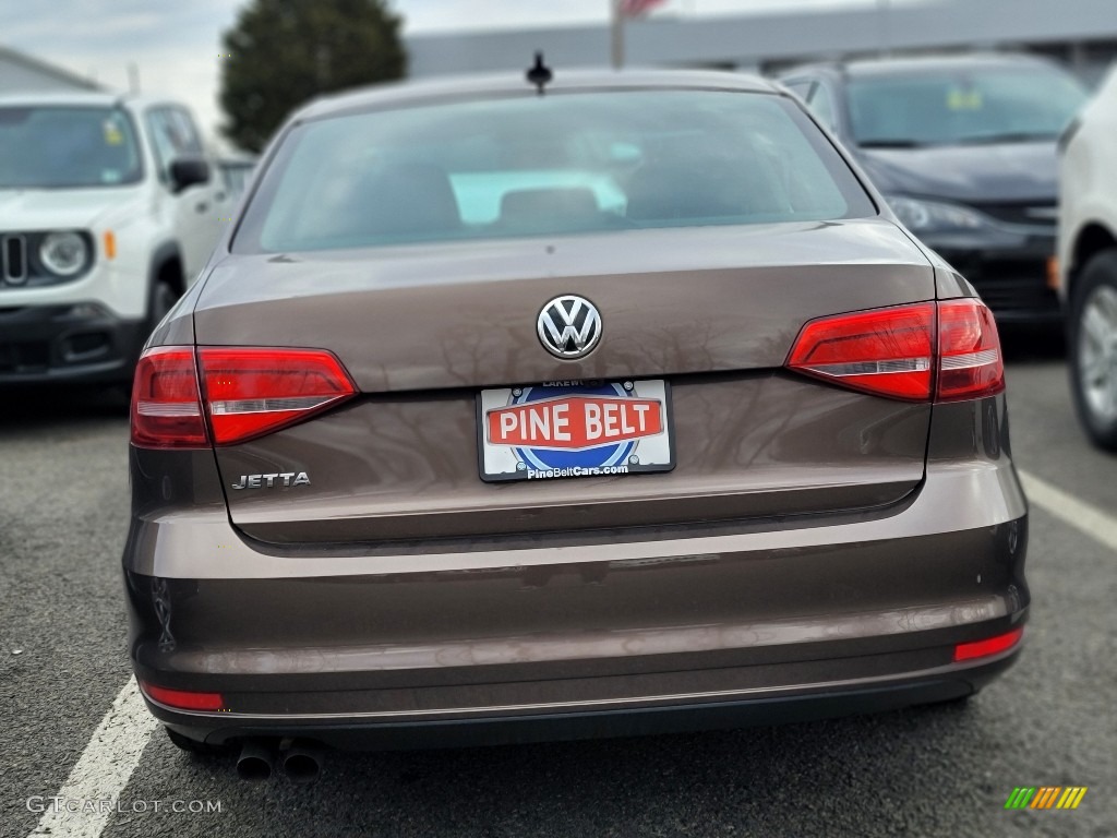 2015 Jetta S Sedan - Toffee Brown Metallic / Titan Black photo #2