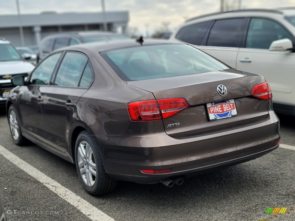 2015 Jetta S Sedan - Toffee Brown Metallic / Titan Black photo #3