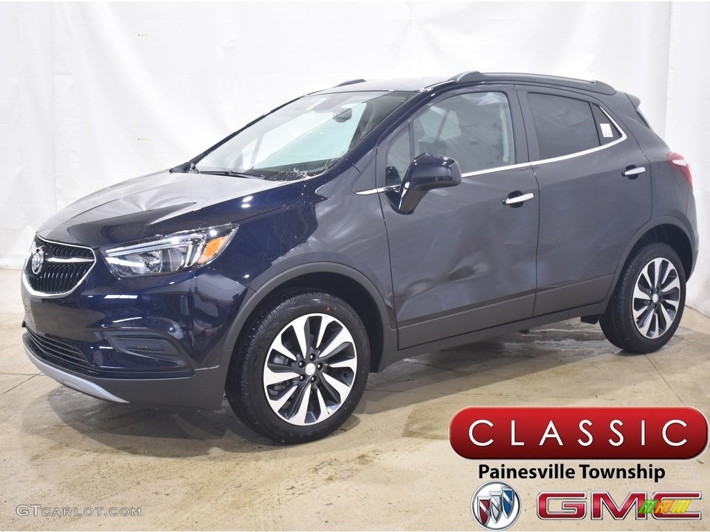 2021 Encore Preferred AWD - Dark Moon Blue Metallic / Ebony photo #1