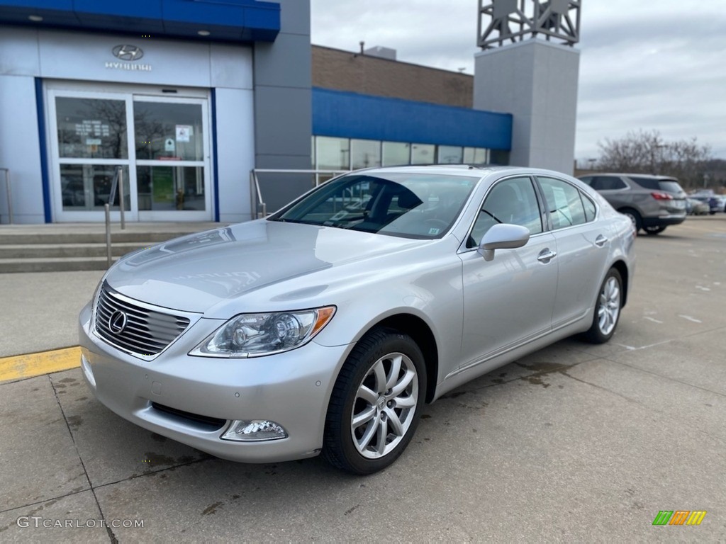 2009 LS 460 AWD - Mercury Silver Metallic / Light Gray photo #1