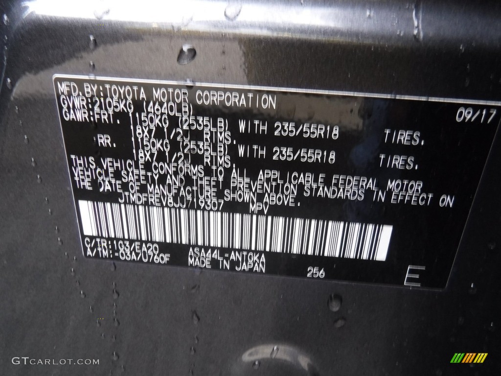 2018 RAV4 Limited AWD - Magnetic Gray Metallic / Black photo #32