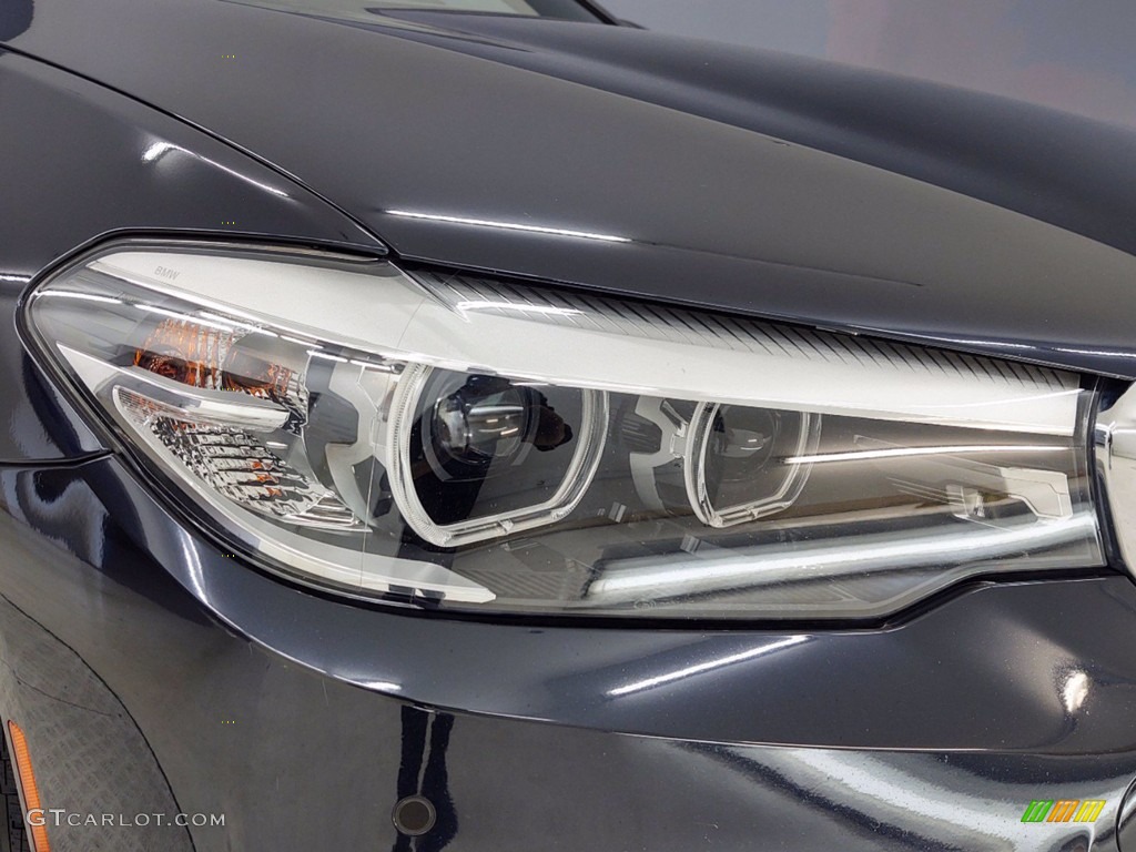 2018 5 Series 530e iPerfomance Sedan - Carbon Black Metallic / Black photo #7